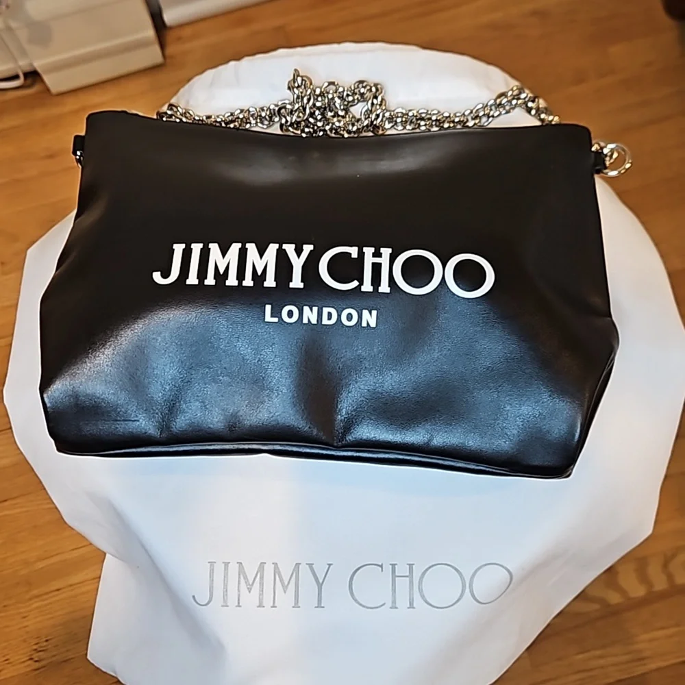 JIMMY CHOO Callie logo-print leather shoulder bag - Picture 4 of 15